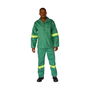 Vulcan Premium D59 Flame Retardant Jacket - Fern Green c/w reflective tape