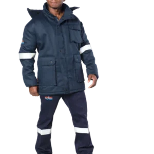 Vulcan D59 SABS Flame & Acid Thermal Winter Jacket - Navy Blue
