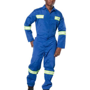 Vulcan Polycotton 1-Piece Boilersuit c/w Reflective Tape