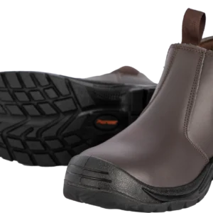 Pioneer Commander Chelsea Safety Boot - NRCS - STC - Brown